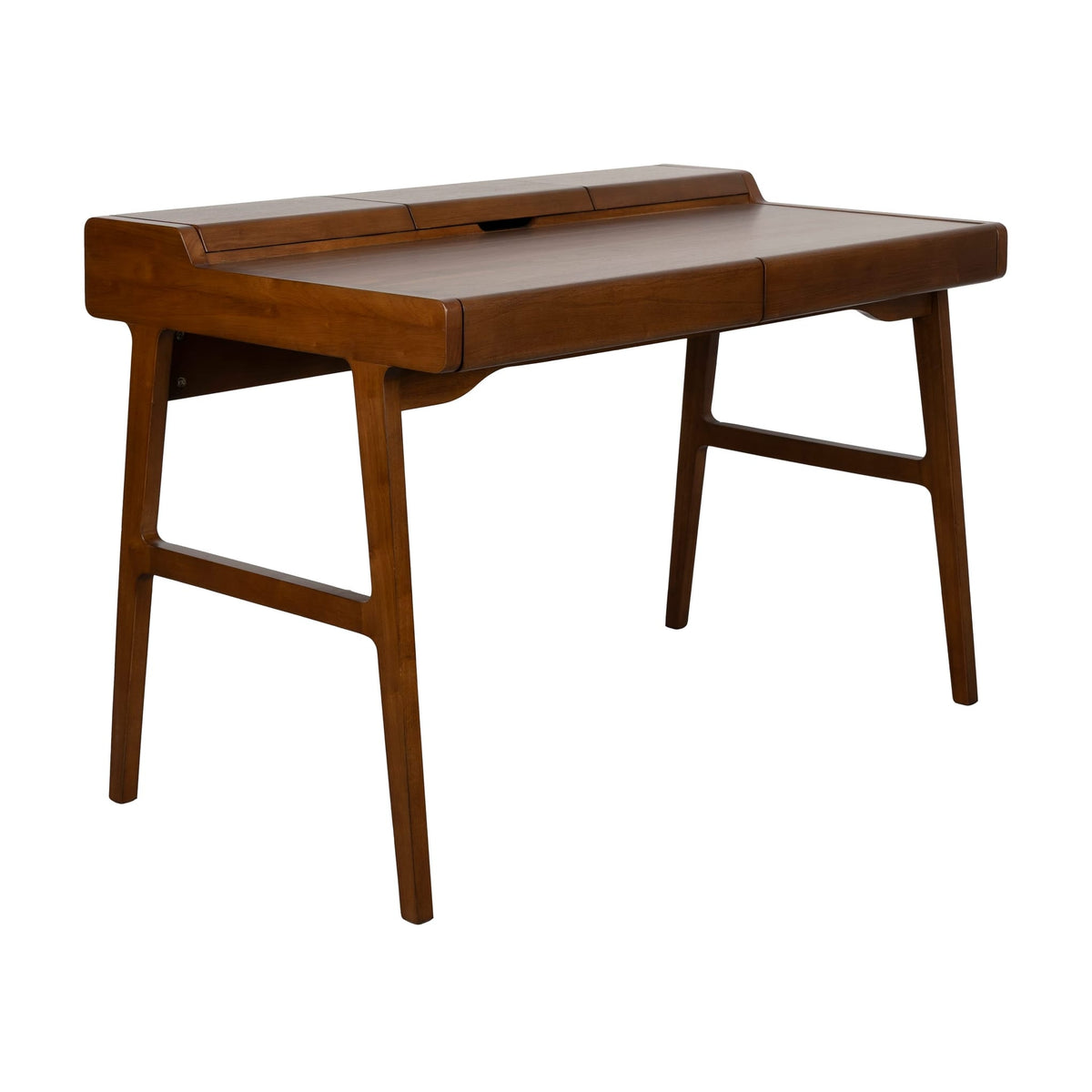 Bureau avec tiroirs en noyer marron 70x120x81cm Kaat - Zuiver — vue 6