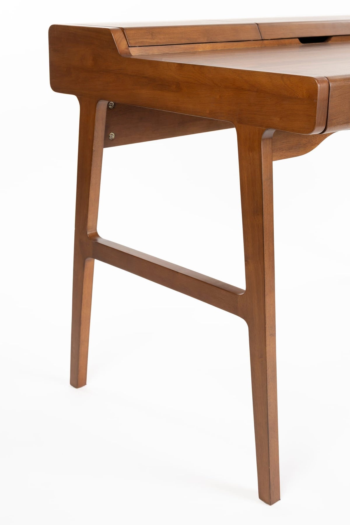Bureau avec tiroirs en noyer marron 70x120x81cm Kaat - Zuiver — vue 7
