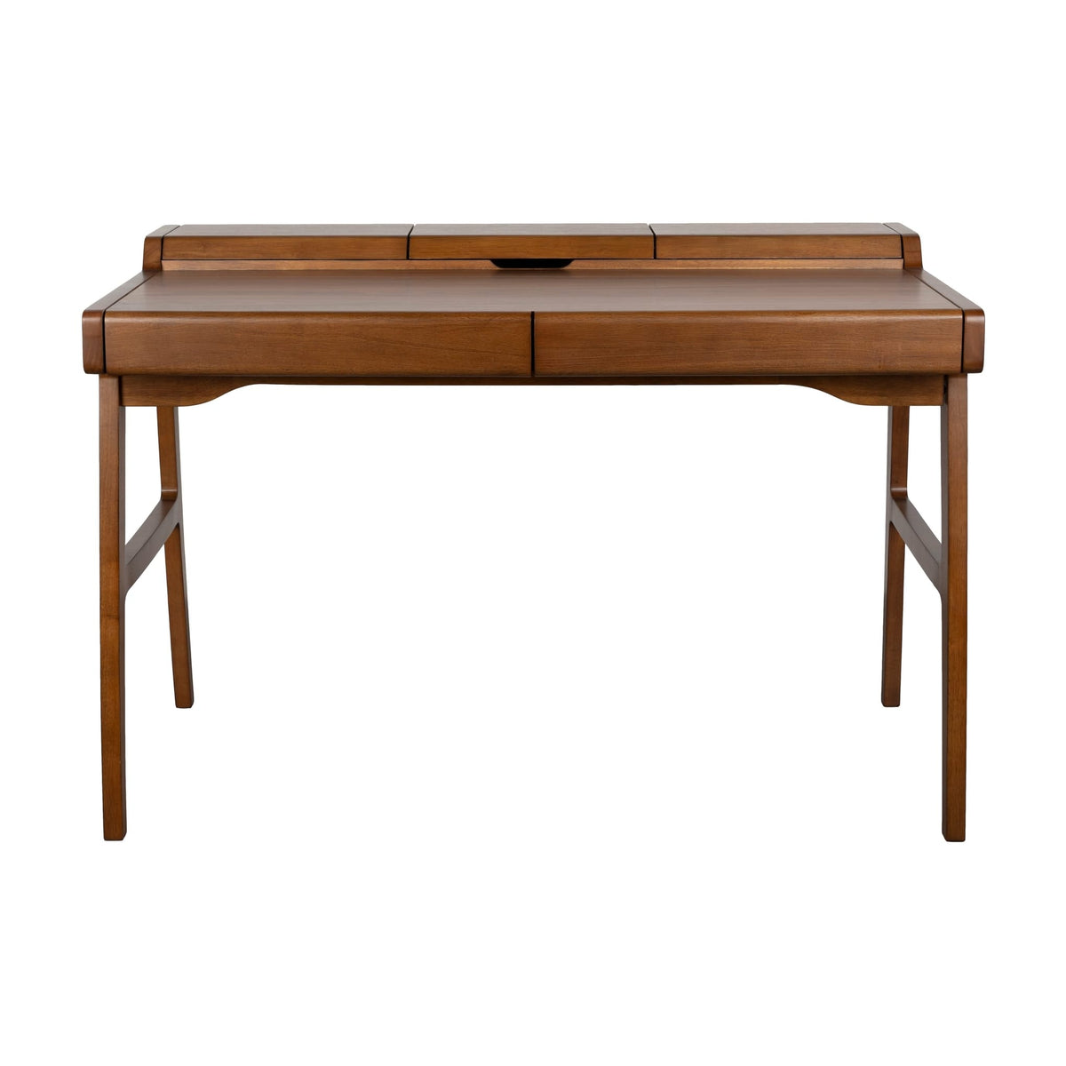 Bureau avec tiroirs en noyer marron 70x120x81cm Kaat - Zuiver