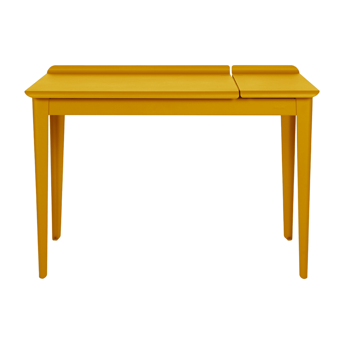 Bureau en acier jaune moutarde mat 105 cm Clapet - Tolix - The Cool Republic