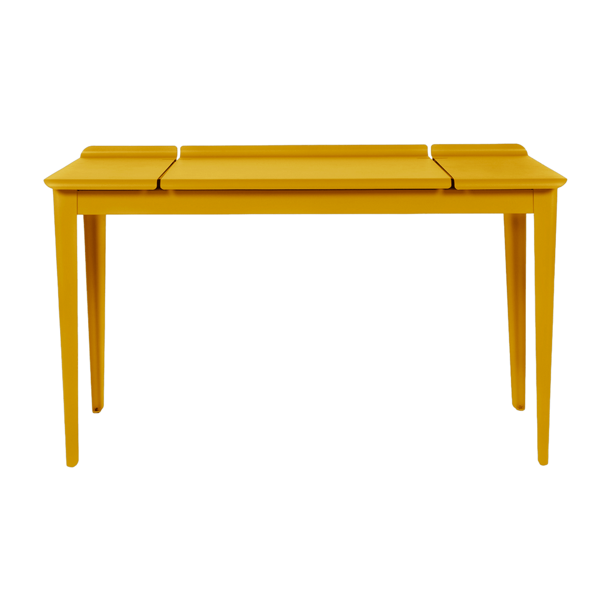 Bureau en acier jaune moutarde mat 130 cm Clapet - Tolix - The Cool Republic