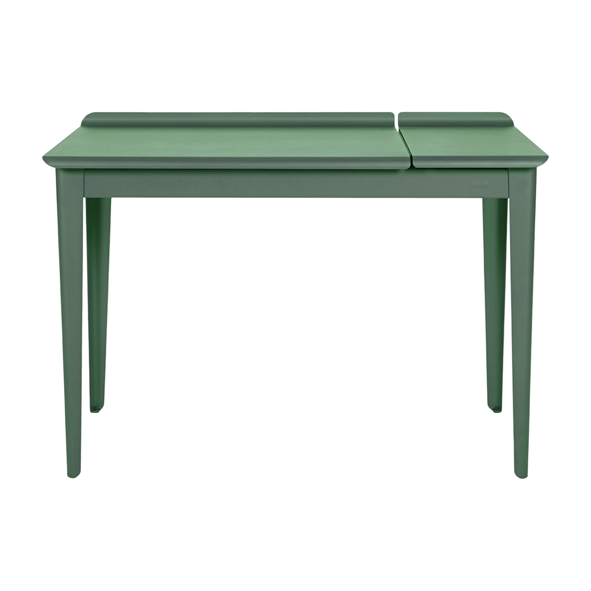 Bureau en acier vert lichen mat fine texture 105 cm Clapet - Tolix - The Cool Republic