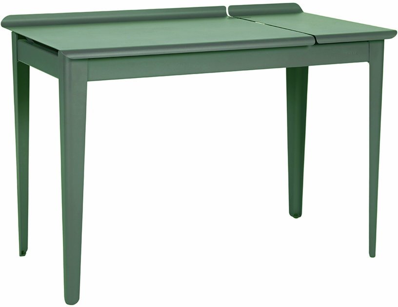Bureau en acier vert lichen mat fine texture 105 cm Clapet - Tolix - The Cool Republic