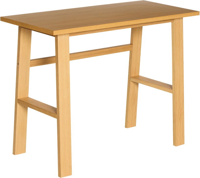 Bureau en bois de chêne naturel 100 x 45 x 75 cm Poke - Hübsch - The Cool Republic
