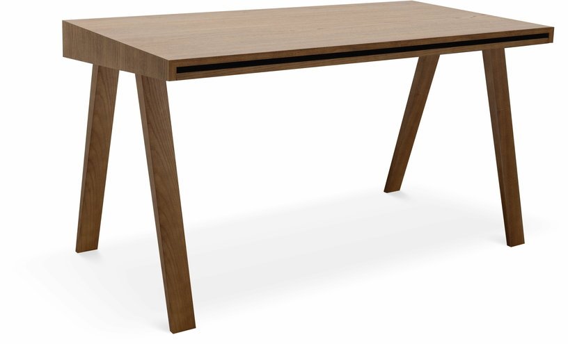Bureau en bois foncé lituanien 140 cm 4.9 Drawers - Emko - The Cool Republic