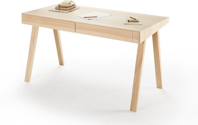 Bureau en bois lituanien 140 cm 4.9 Drawers - Emko - The Cool Republic