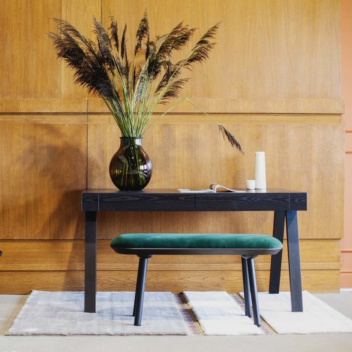 Bureau en bois noir 140cm 4.9 - Emko - The Cool Republic