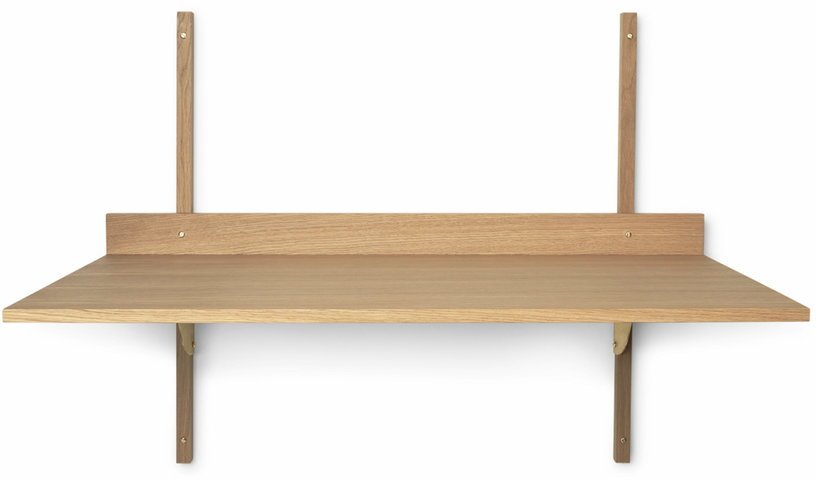 Bureau en chène et laiton Sector - Ferm Living - The Cool Republic
