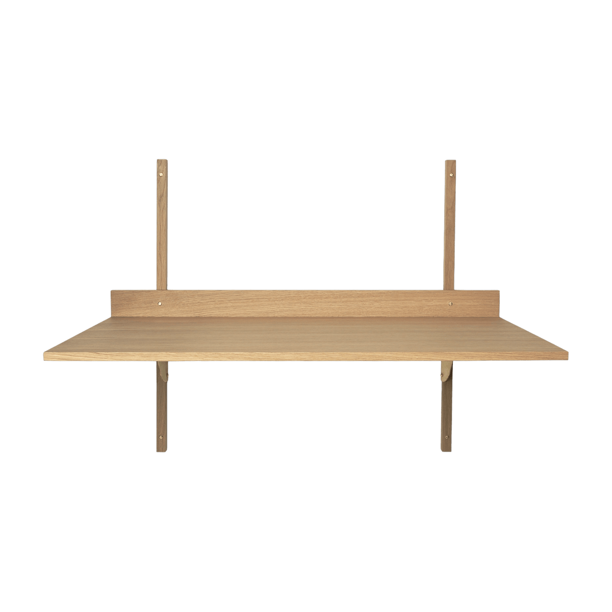 Bureau en chène et laiton Sector - Ferm Living - The Cool Republic