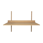 Bureau en chène et laiton Sector - Ferm Living - The Cool Republic