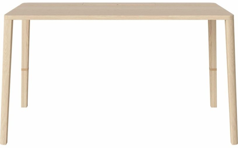 Bureau en chêne massif huilé pigmenté blanc 30 x 130 cm Graceful - Bolia - The Cool Republic