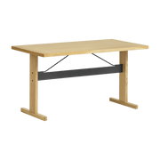 Bureau en chêne naturel et noir 140 cm Passerelle - Hay - The Cool Republic