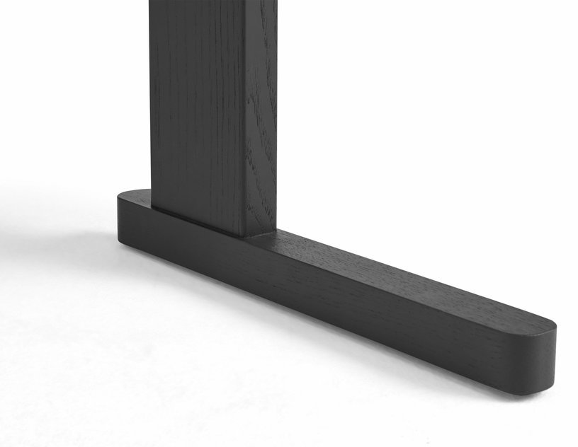 Bureau en chêne noir 140 cm Passerelle - Hay - The Cool Republic