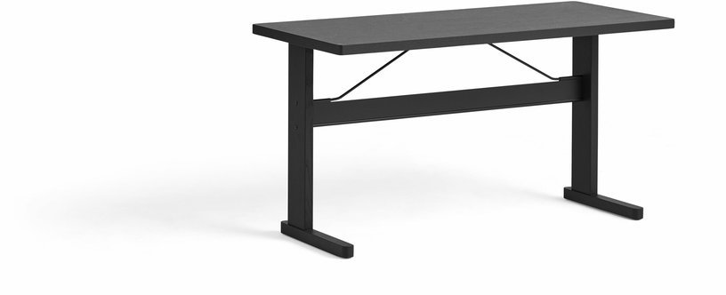 Bureau en chêne noir 140 cm Passerelle - Hay - The Cool Republic