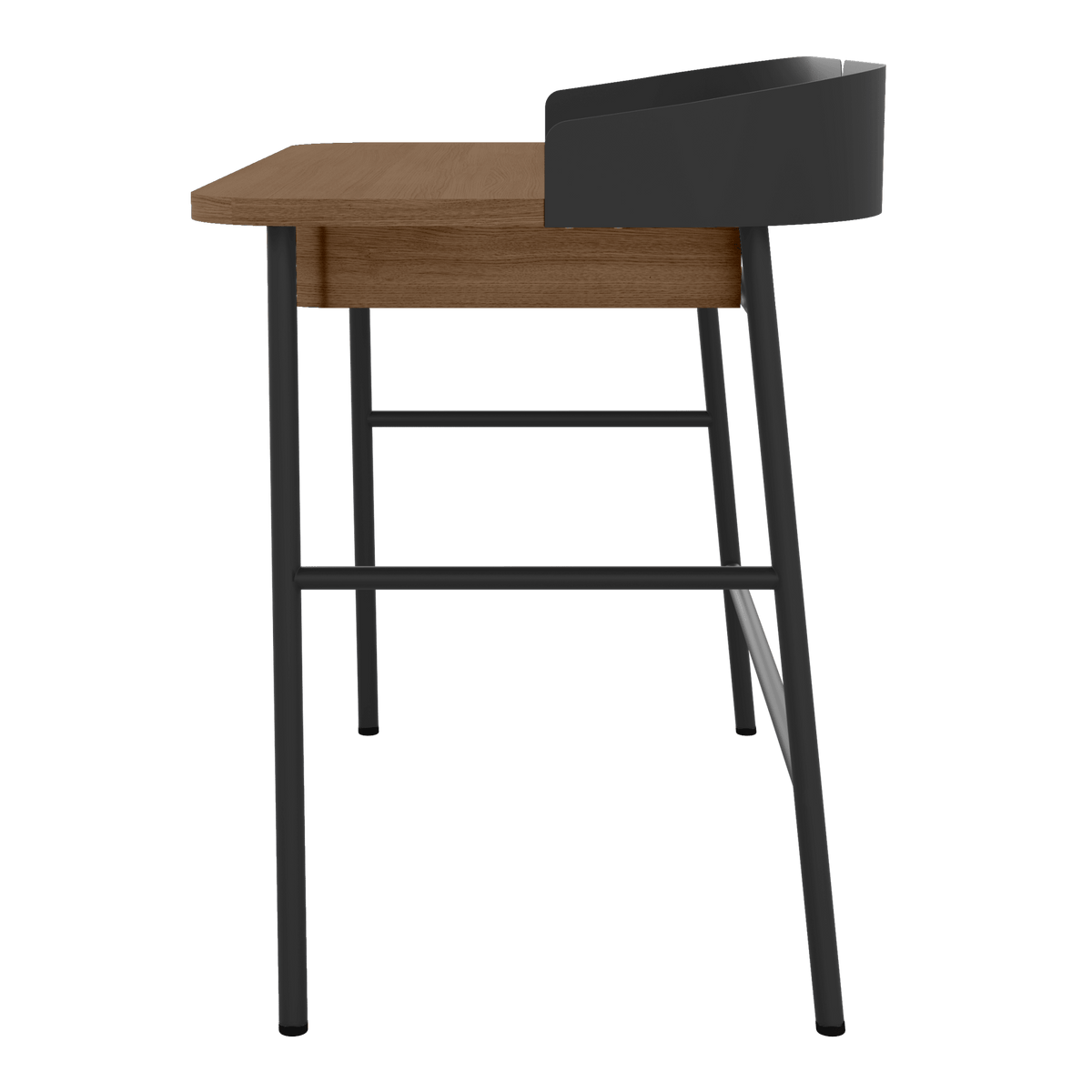 Bureau en chêne teinté et métal noir 100 x 60 x 81,5 cm Victor - Hartô - The Cool Republic