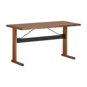 Bureau en noyer naturel et noir 140 cm Passerelle - Hay - The Cool Republic
