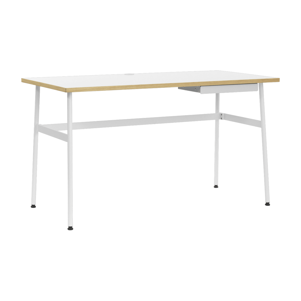 Bureau en stratifié blanc Journal blanc - Normann Copenhagen - The Cool Republic
