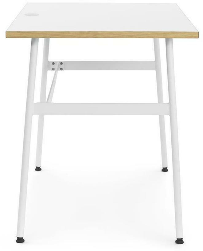 Bureau en stratifié blanc Journal blanc - Normann Copenhagen - The Cool Republic