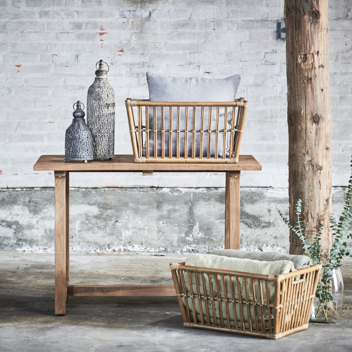 Bureau en teck recyclé Lucas - Sika Design - The Cool Republic