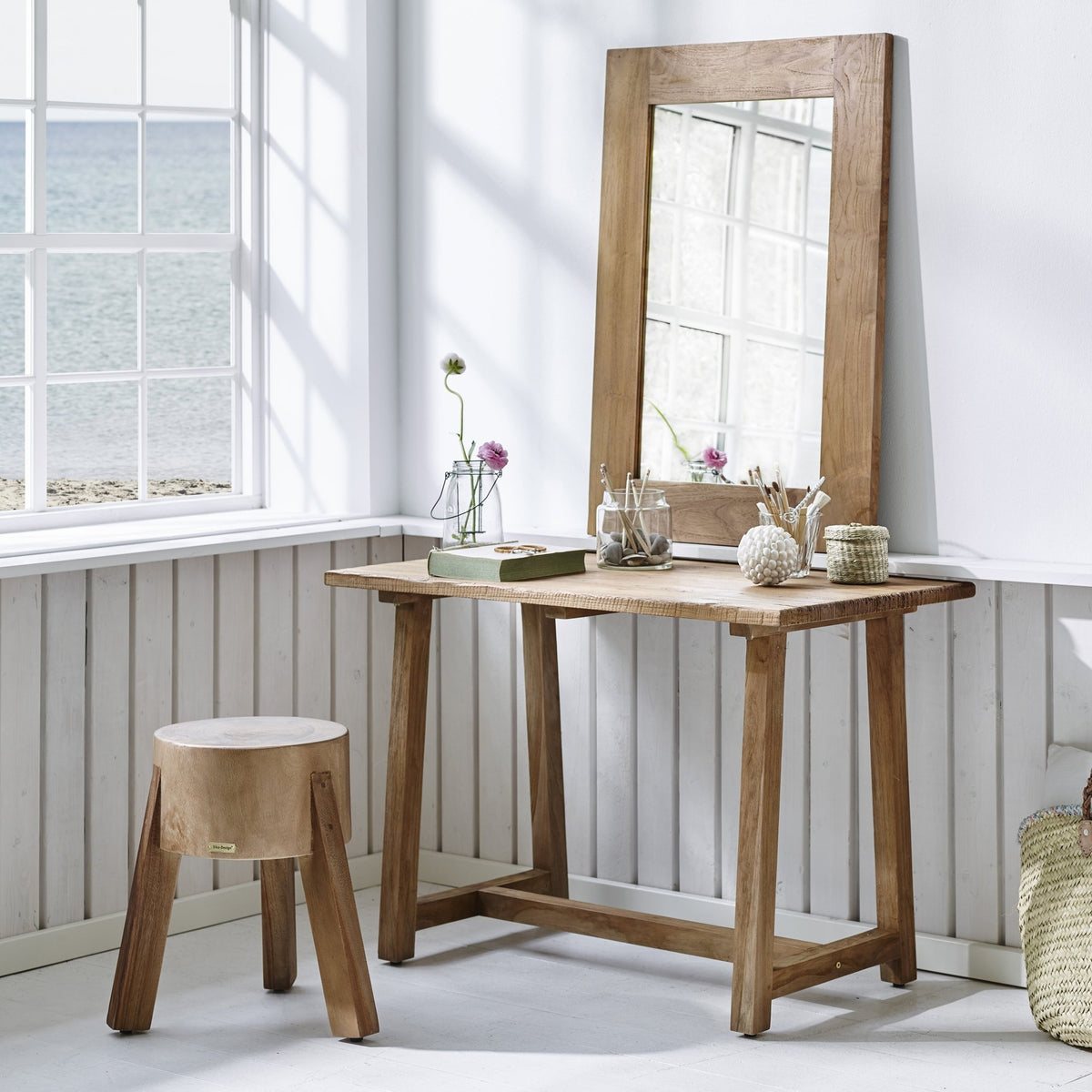 Bureau en teck recyclé Lucas - Sika Design - The Cool Republic