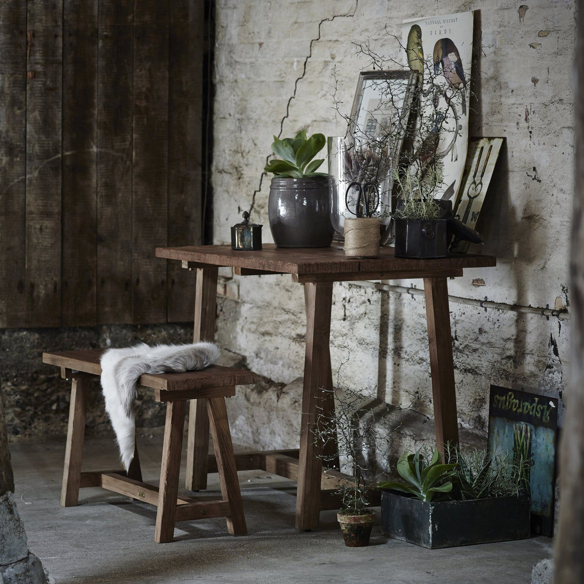 Bureau en teck recyclé Lucas - Sika Design - The Cool Republic