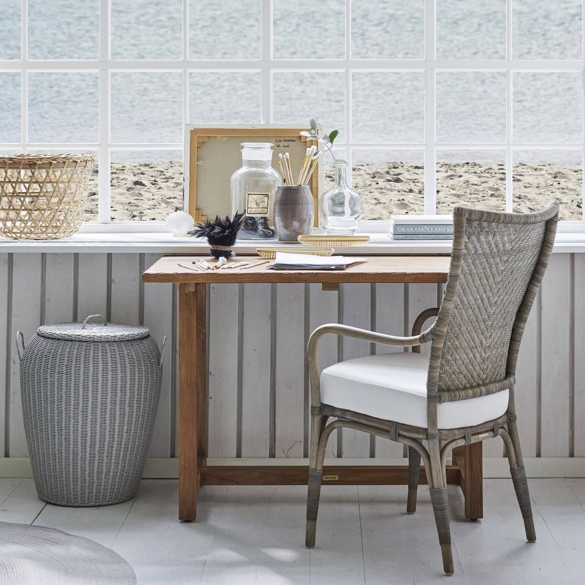 Bureau en teck recyclé Lucas - Sika Design - The Cool Republic