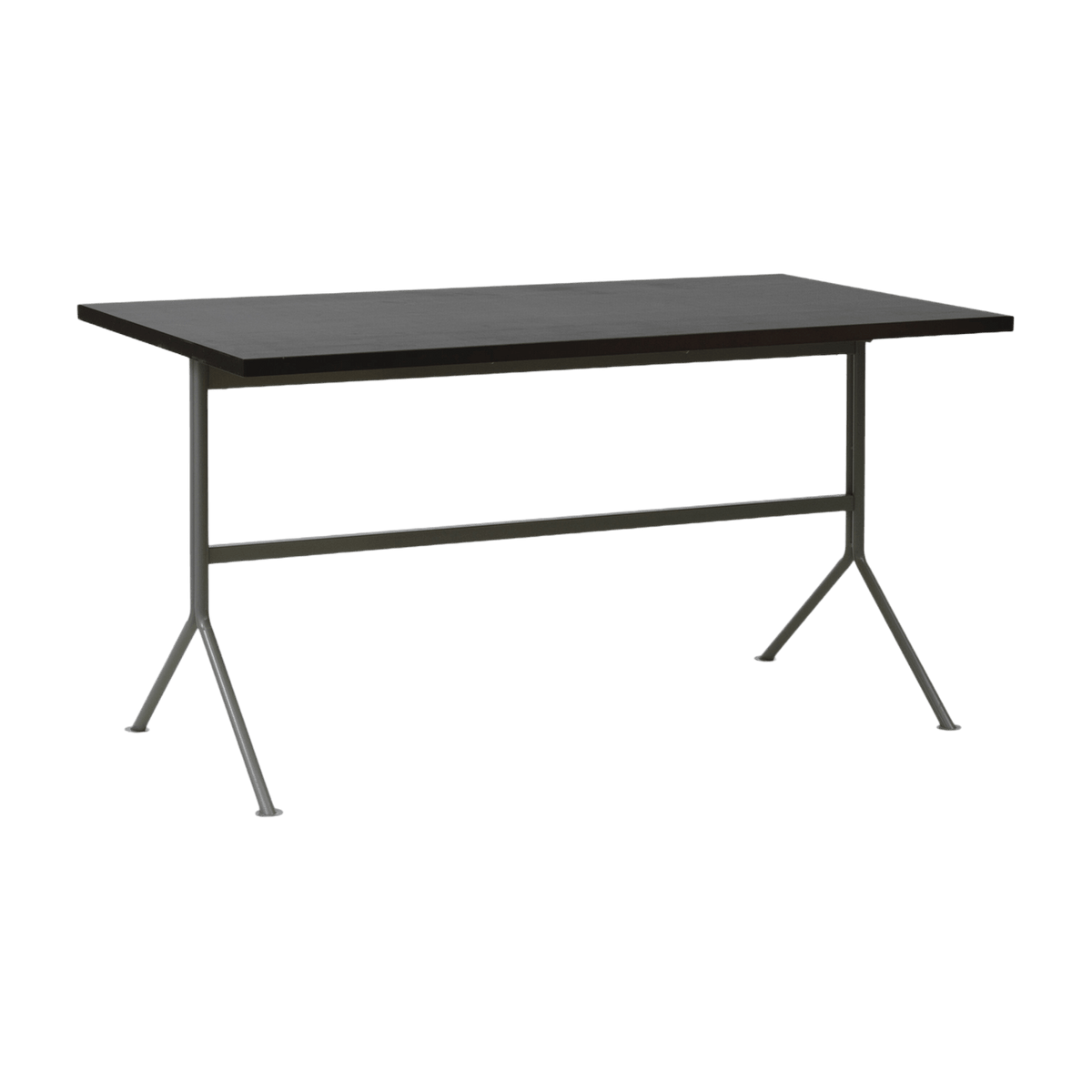 Bureau gris en bois de pin foncé 150 x 75 cm Kip - Normann Copenhagen - The Cool Republic
