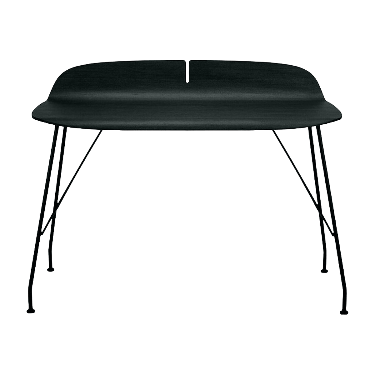 Bureau noir en bois cintré 119x65cm Earl Of Wood - Kartell - The Cool Republic