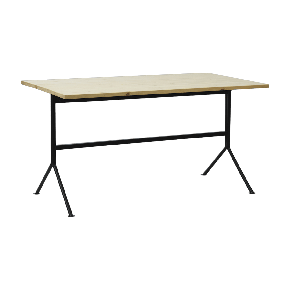 Bureau noir en bois de pin 150 x 75 cm Kip - Normann Copenhagen - The Cool Republic