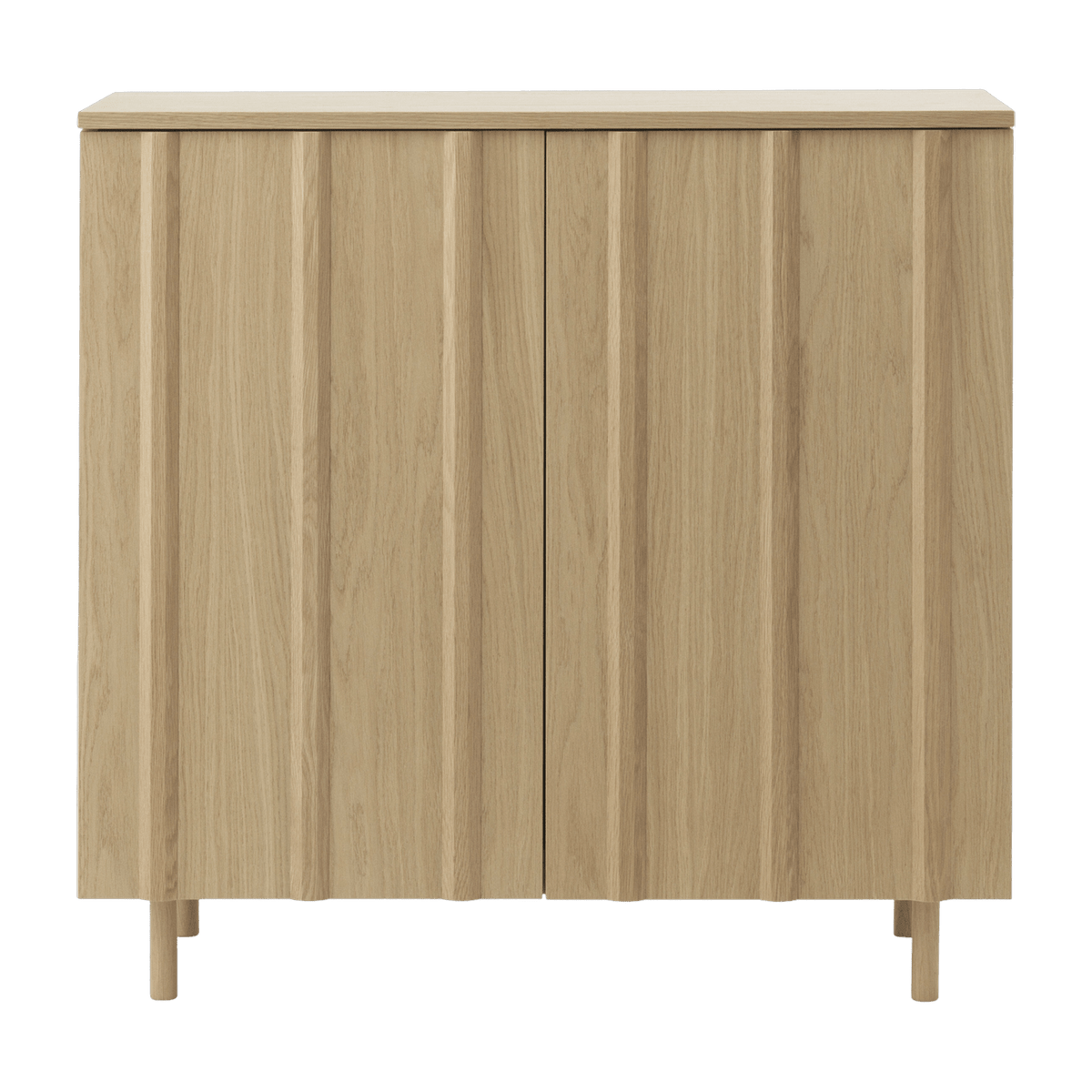 Rib oak coffee cabinet - Normann Copenhagen - The Cool Republic