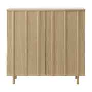 Cabinet bas chêne Rib Oak - Normann Copenhagen - The Cool Republic