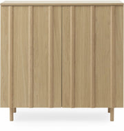 Cabinet bas chêne Rib Oak - Normann Copenhagen - The Cool Republic