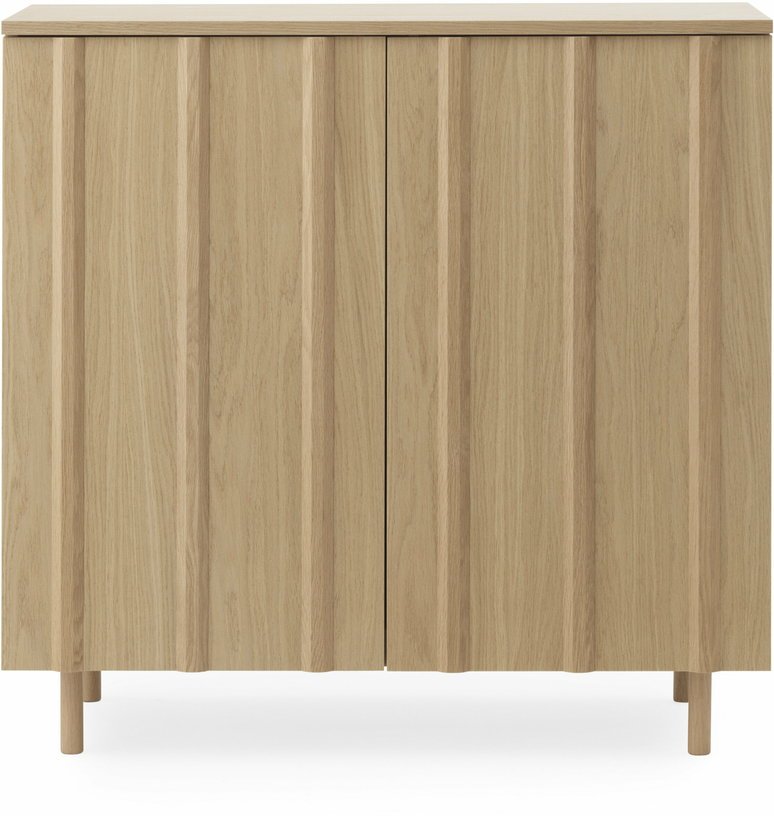 Cabinet bas chêne Rib Oak - Normann Copenhagen - The Cool Republic