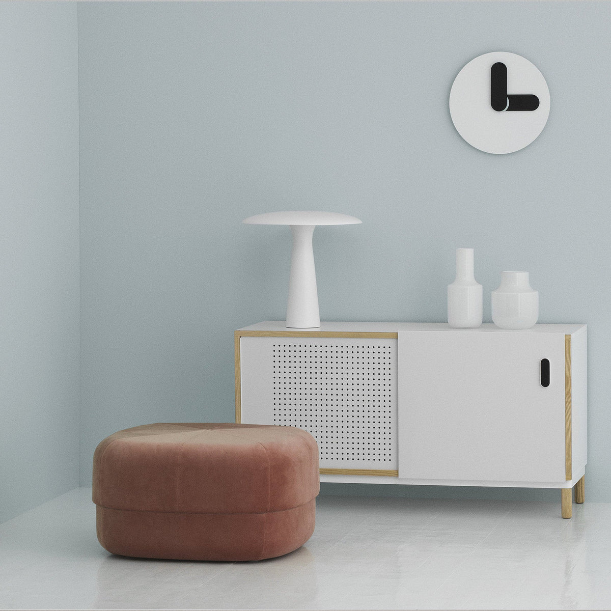 Cabinet blanc Sideboard blanc - Normann Copenhagen - The Cool Republic