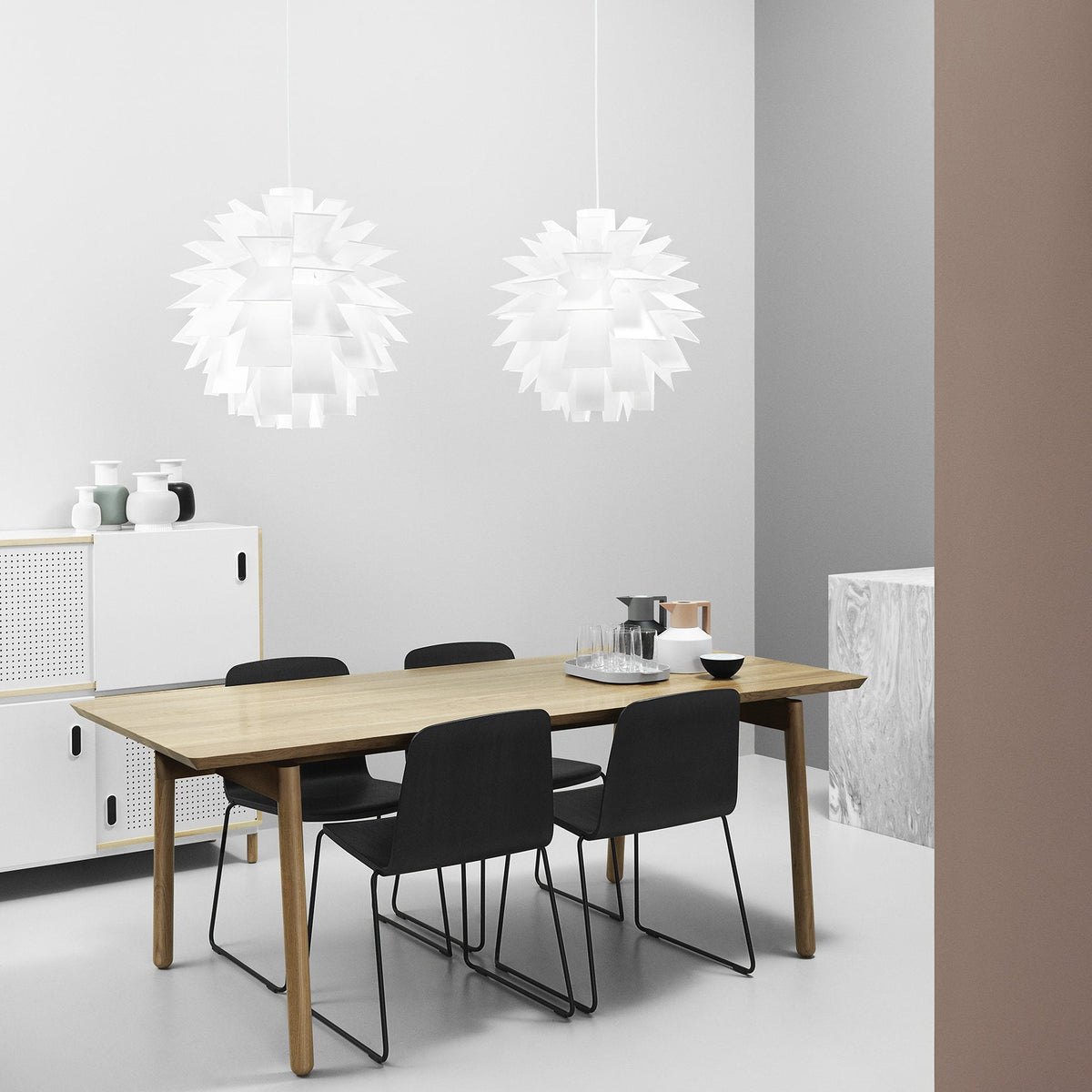 Cabinet blanc Sideboard blanc - Normann Copenhagen - The Cool Republic