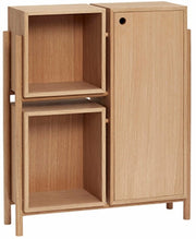 Cabinet de rangement en chêne - Hübsch - The Cool Republic