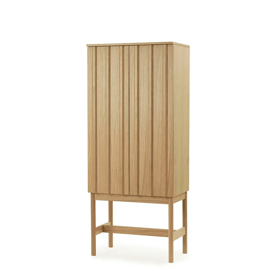 Cabinet en chêne 70x43x166,5cm Rib - Normann Copenhagen - The Cool Republic