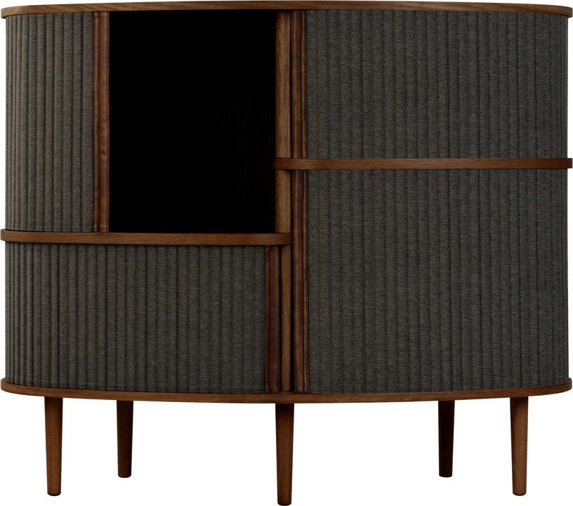 Cabinet en chêne foncé et noir 50 x 100 cm Audacious - UMAGE - The Cool Republic