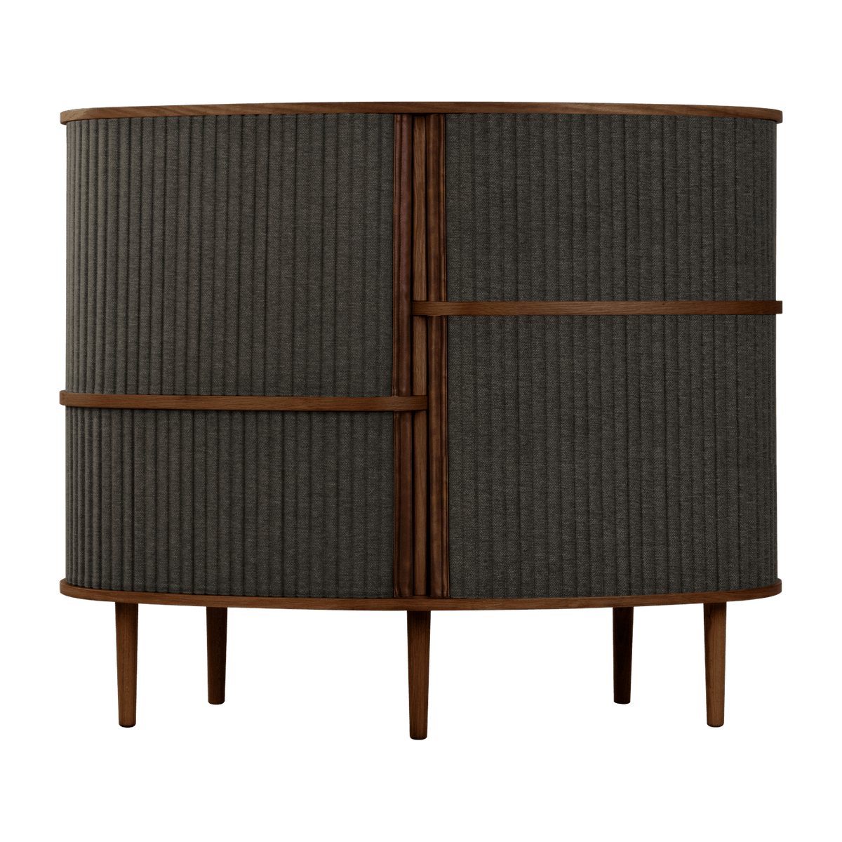 Cabinet en chêne foncé et noir 50 x 100 cm Audacious - UMAGE - The Cool Republic