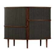 Cabinet en chêne foncé et noir 50 x 100 cm Audacious - UMAGE - The Cool Republic