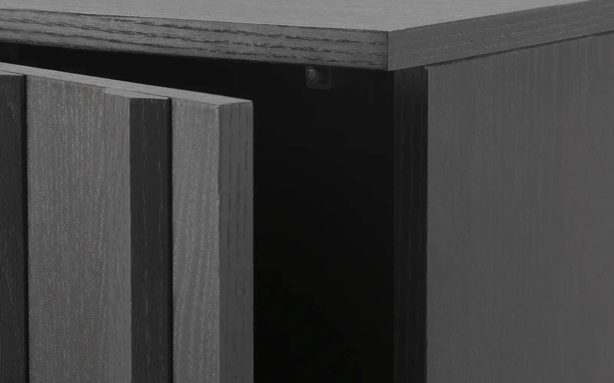 Cabinet en chêne noir 70x43x166,5cm Rib - Normann Copenhagen - The Cool Republic