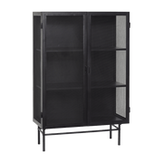 Cabinet en métal noir 100 cm - Hübsch - The Cool Republic