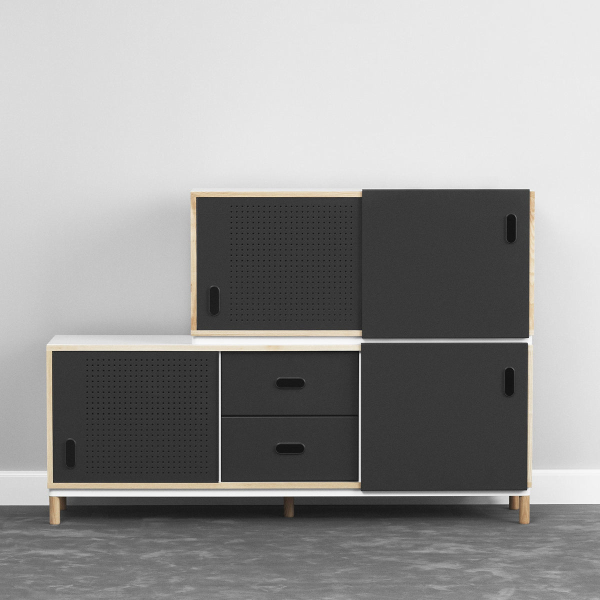 Cabinet gris Sideboard Grey - Normann Copenhagen - The Cool Republic
