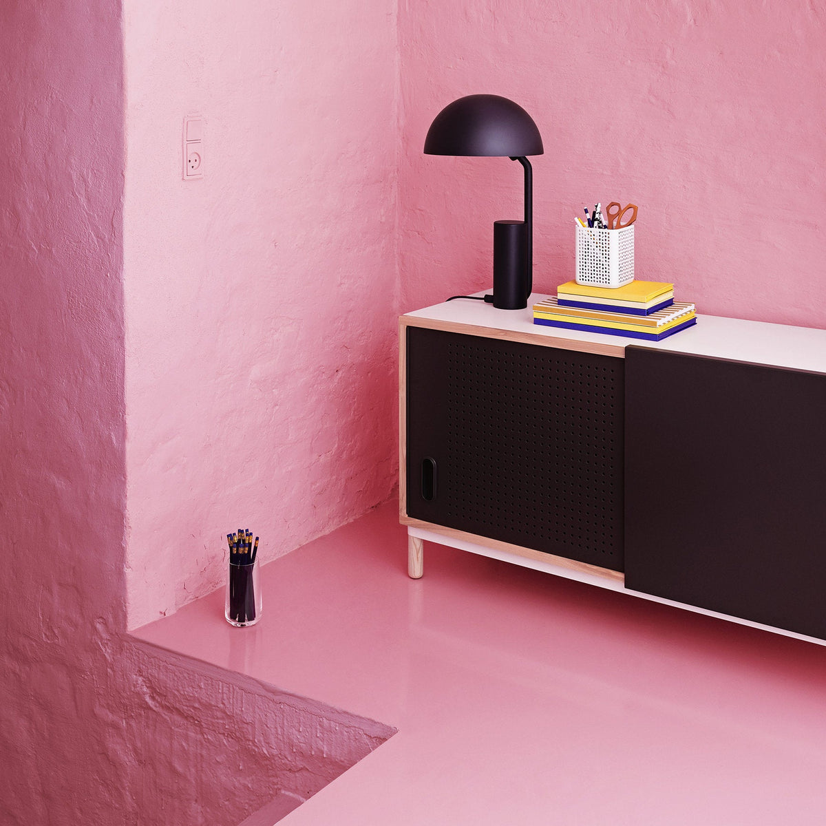 Cabinet gris Sideboard Grey - Normann Copenhagen - The Cool Republic