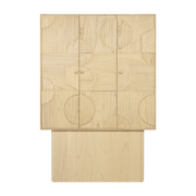 Cabinet rectangulaire en bois beige Zulgo - Versmissen - The Cool Republic