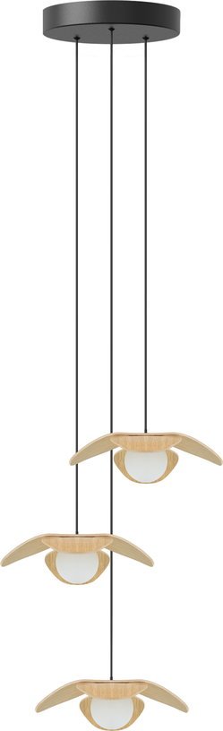 Câble de suspension à 3 douilles 20 x 300 cm sans ampoules Rosette - Umage - The Cool Republic