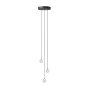 Câble de suspension à 3 douilles 20 x 300 cm sans ampoules Rosette - Umage - The Cool Republic