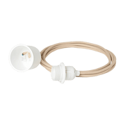 Câble électrique blanc et sable pour suspension 2 m - Ferm Living - The Cool Republic