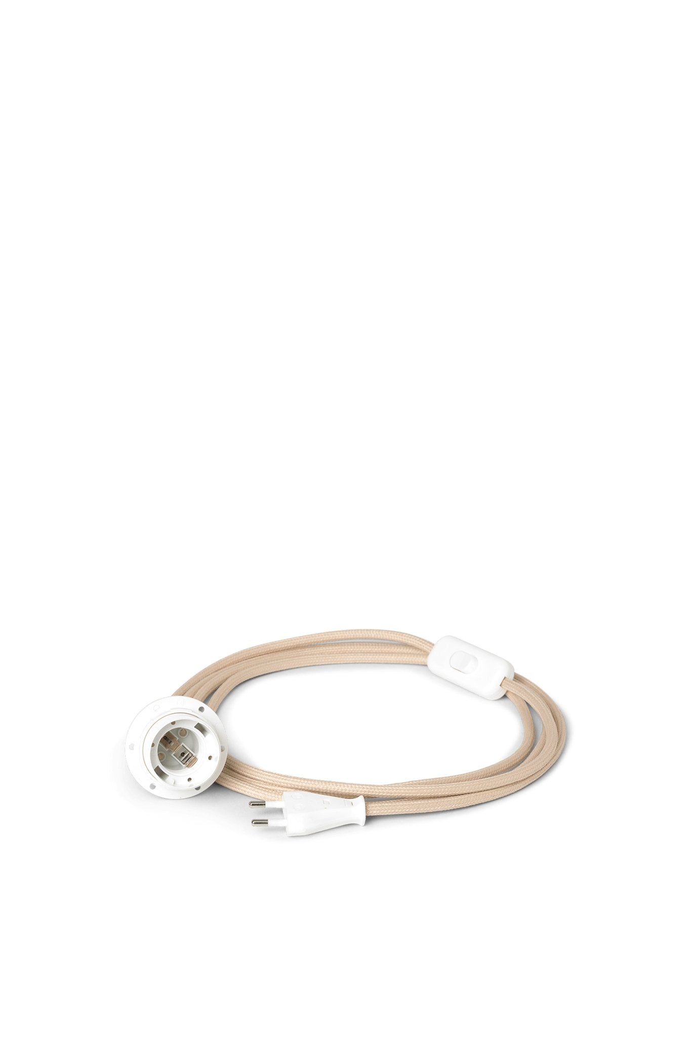 Câble en tissu beige pour applique murale Fabric - Ferm Living - The Cool Republic