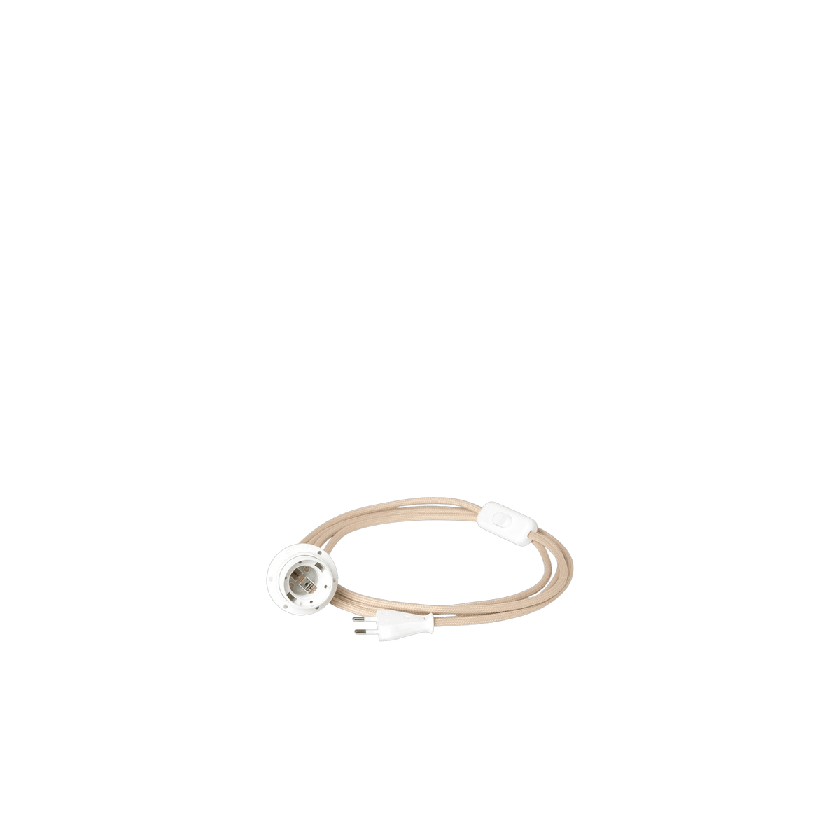 Beige fabric cable for Fabric wall lamp - Ferm Living - The Cool Republic